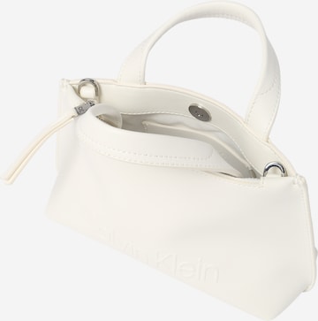 Calvin Klein - Bolso de mano en blanco