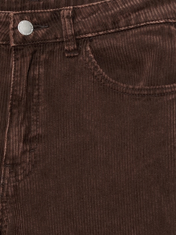 Pull&Bear Bő szár Nadrág - barna