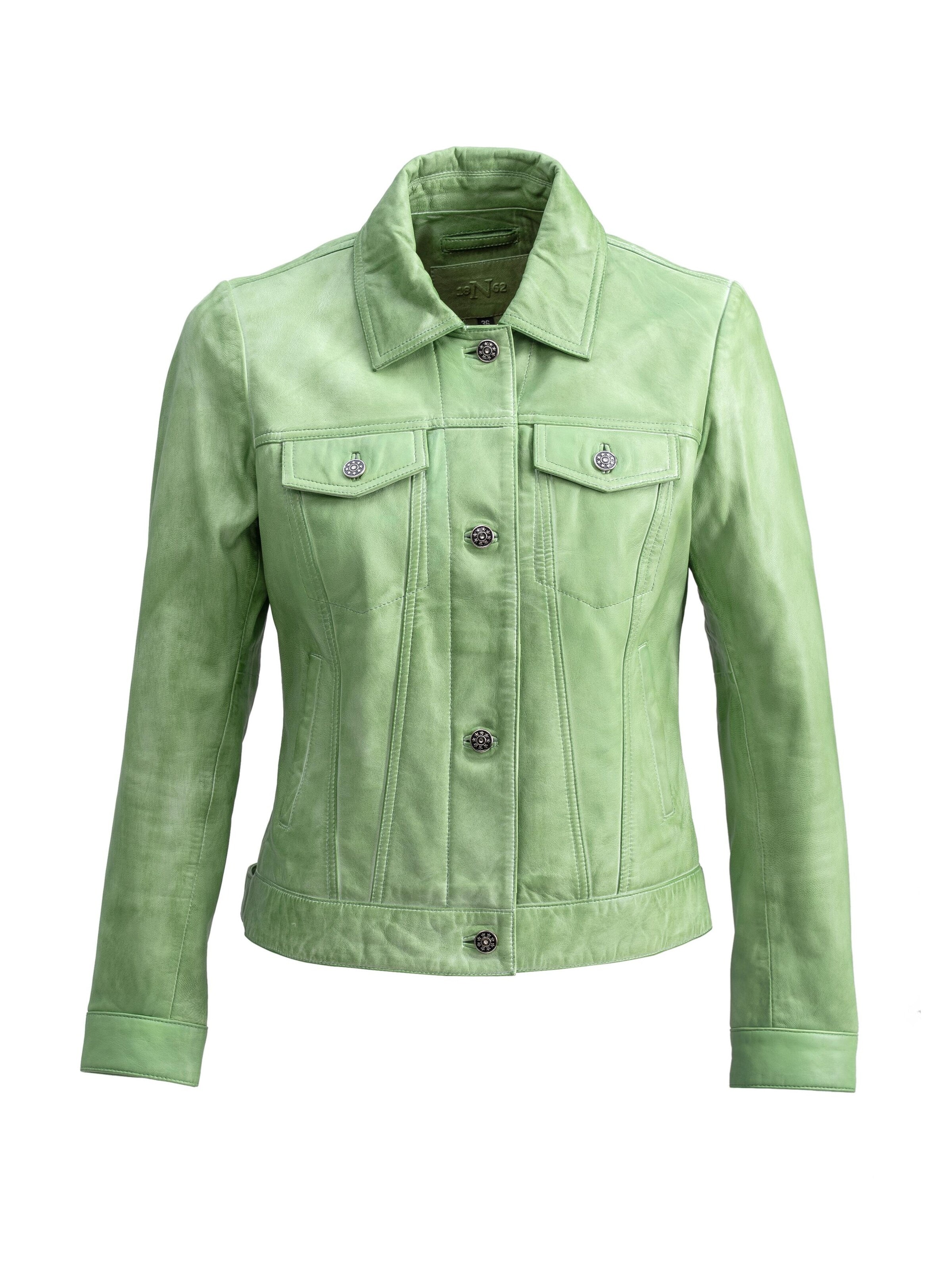 18N62 Between-season jacket 'NEBarbados' in Green: front