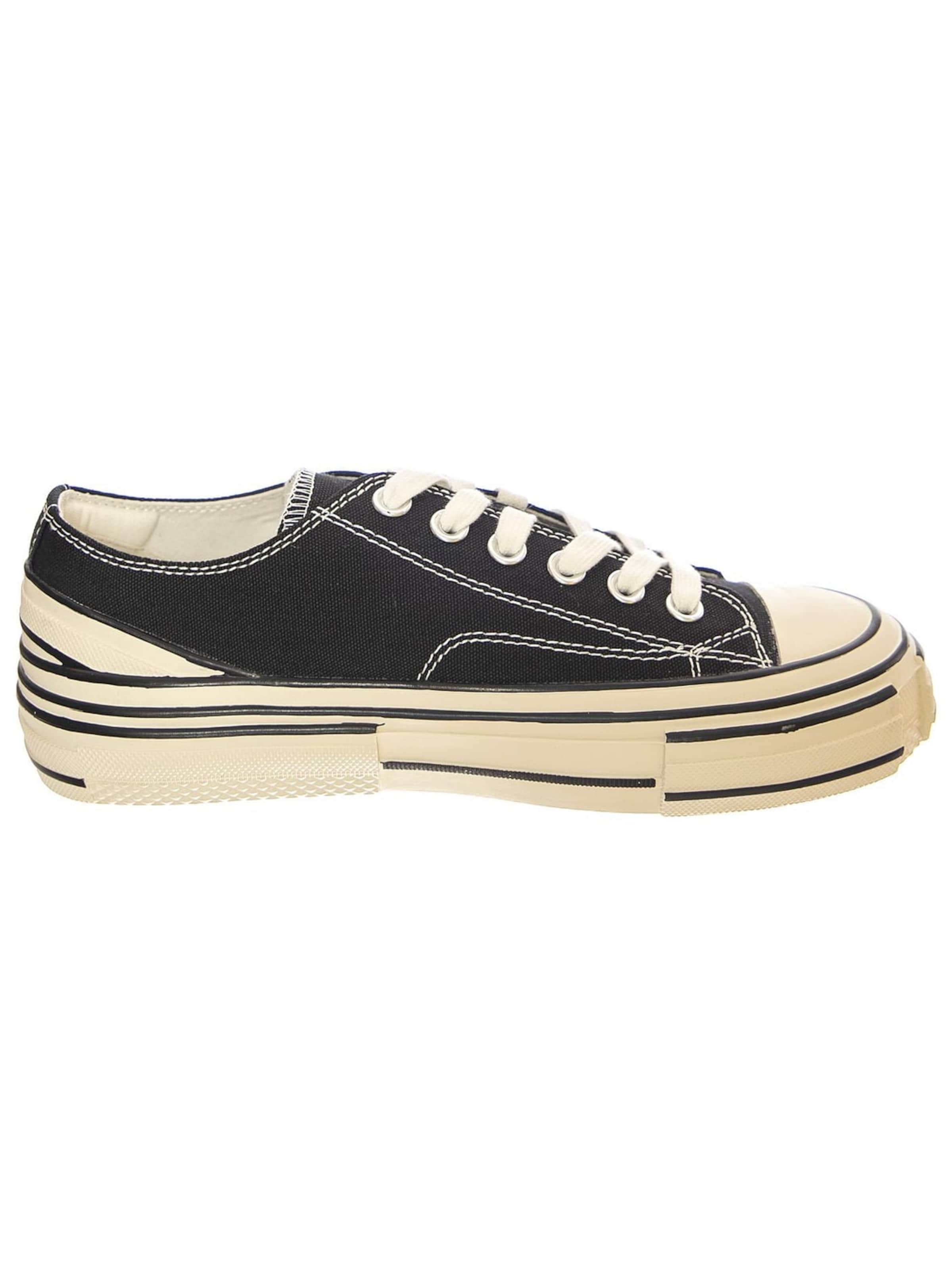 Jeffrey Campbell Sportlicher Schnürschuh 'JC Play Endorphin Canvas Black Shoes'‌‌‌‌‌ in Schwarz: Vorderseite