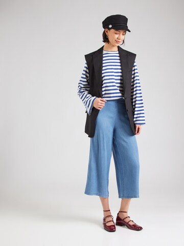 ONLY - Pierna ancha Pantalón 'ONLCharis' en azul