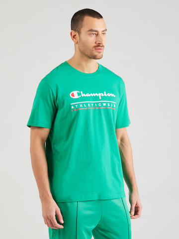 Champion Authentic Athletic Apparel Póló - zöld: elől