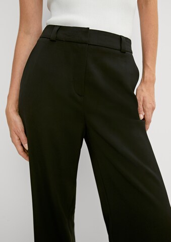 COMMA Wide Leg Hose in Schwarz