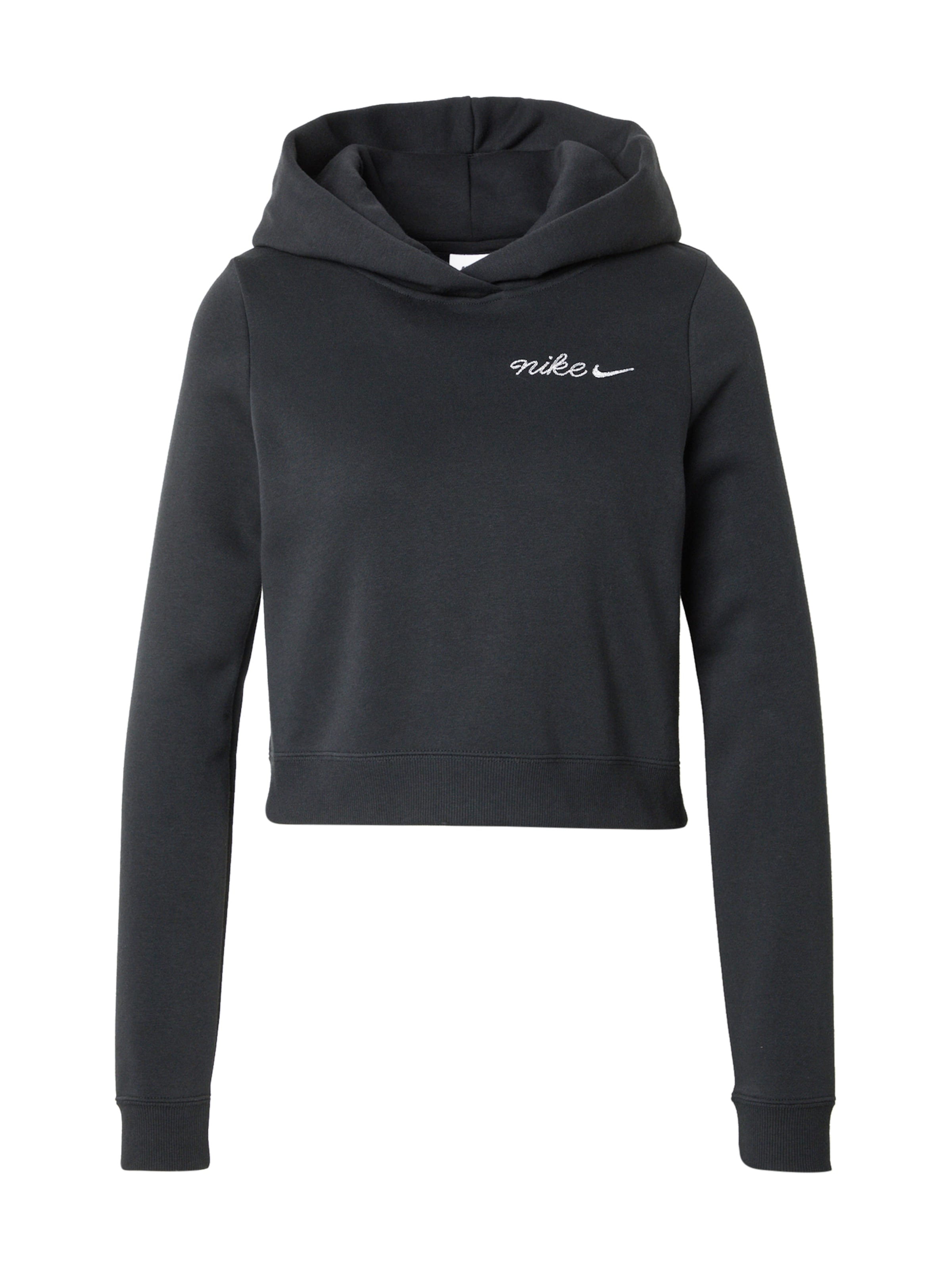 Felpa 'Phoenix Fleece' di Nike Sportswear in nero: frontale