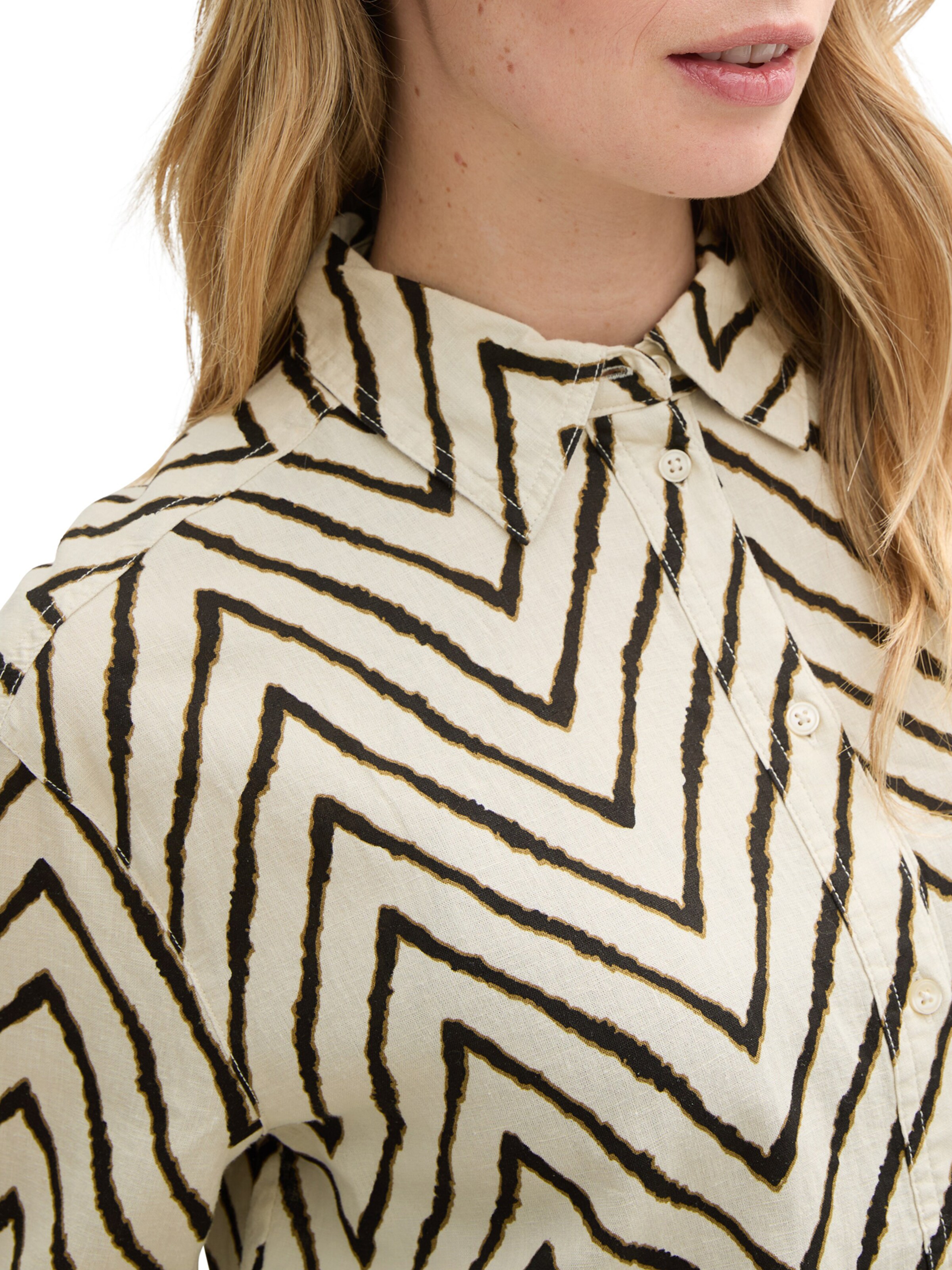 TOM TAILOR Blouse in Beige