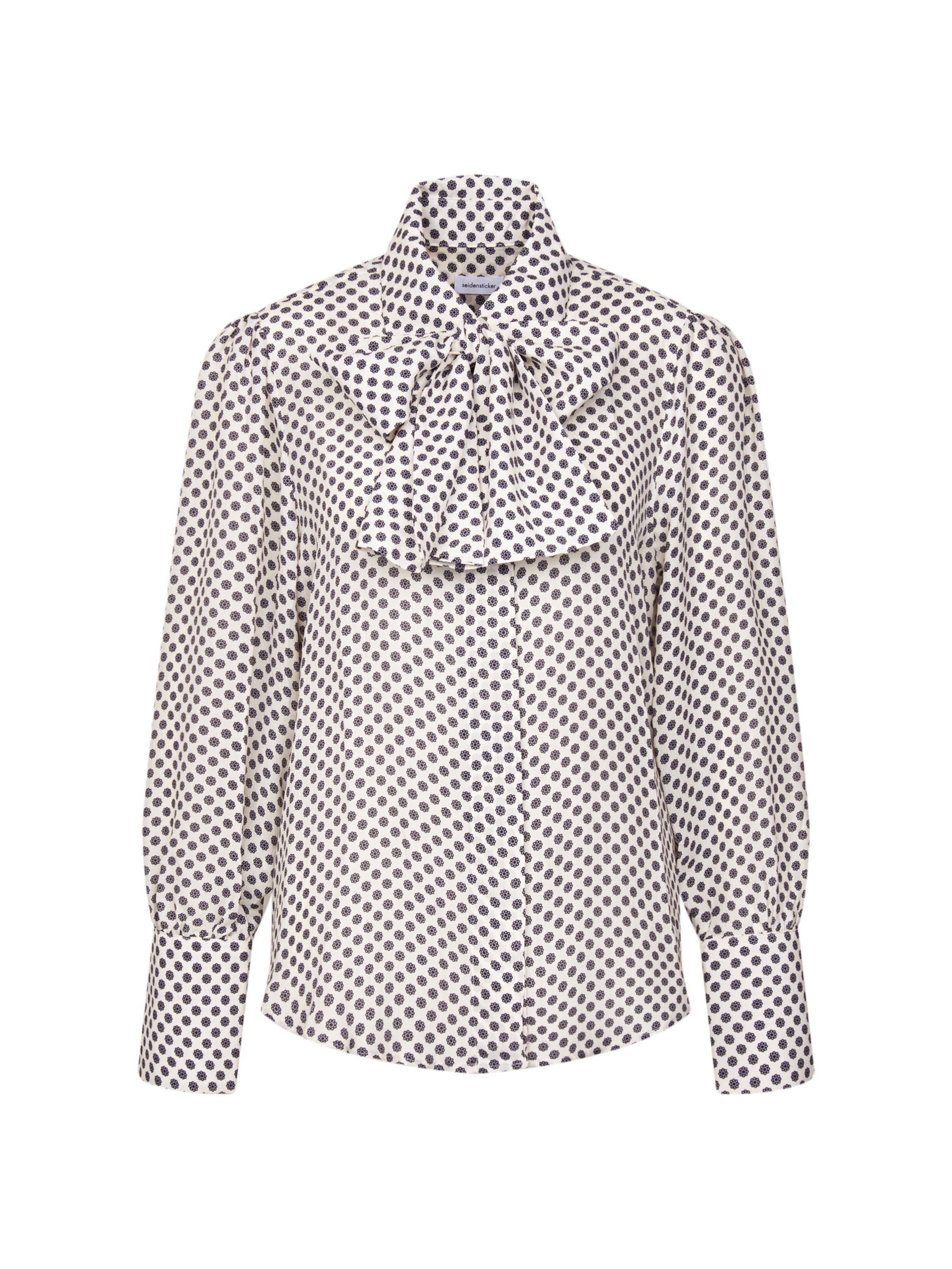 Chemisier 'Ausgestellte' SEIDENSTICKER en blanc : devant