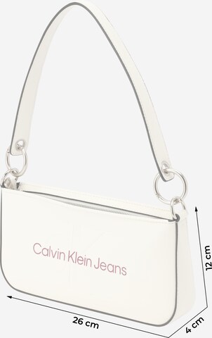 Calvin Klein Jeans Schoudertas in Wit