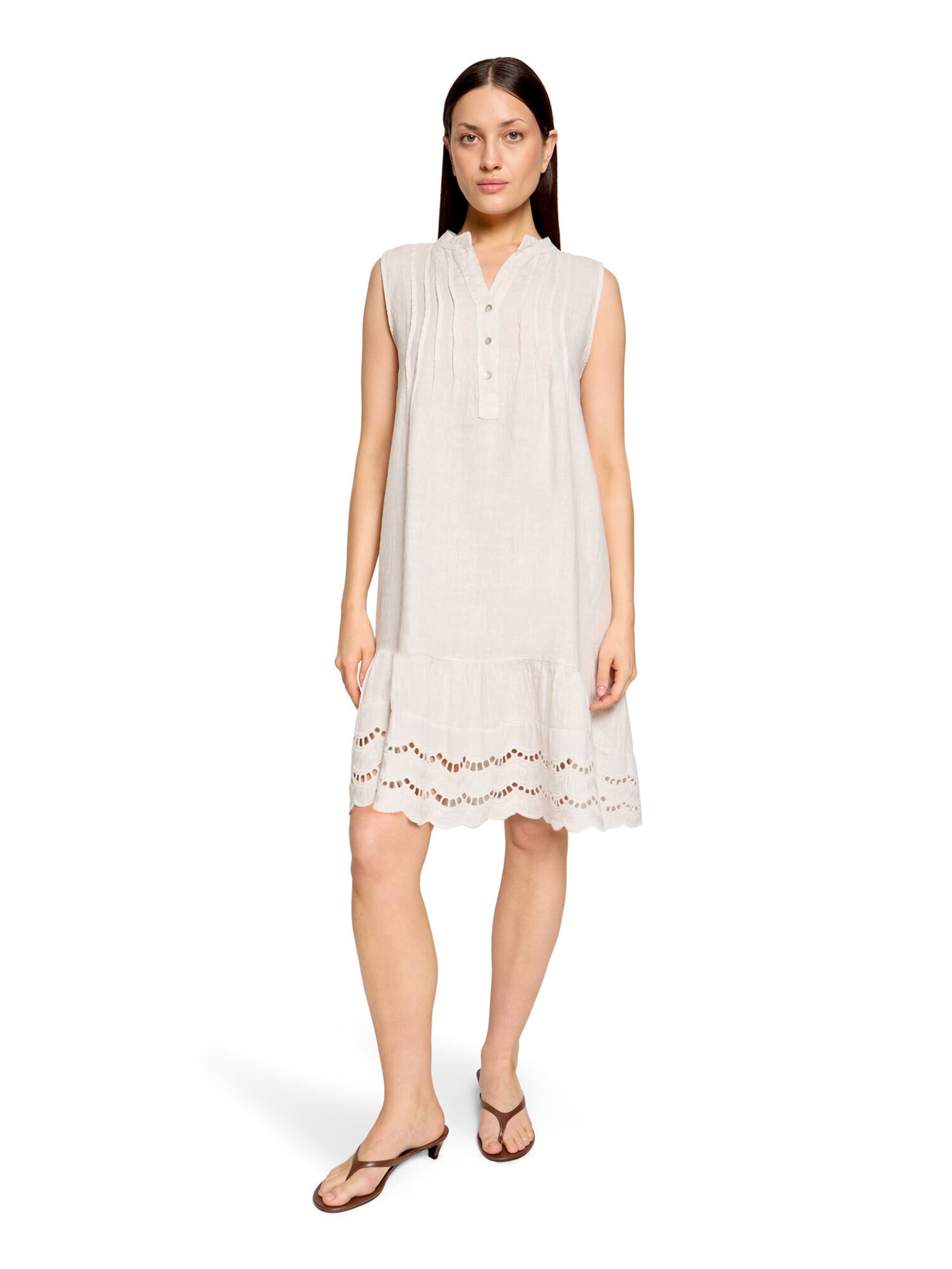 Cartoon Jurk in Beige: voorkant