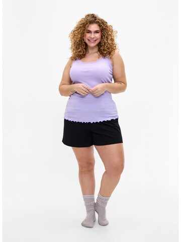 Zizzi Top 'Liv' in Purple