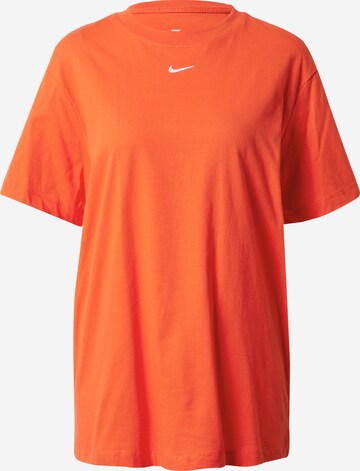 T-shirt 'Essential' Nike Sportswear en rouge : devant