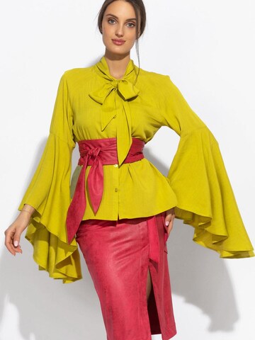 JIORO Blouse 'ESSENTIALS' in Yellow