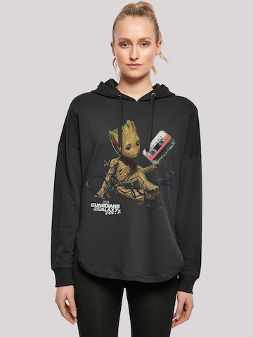 Sweat-shirt 'Marvel Guardians Of The Galaxy Vol2 Groot Tape' F4NT4STIC en noir : devant