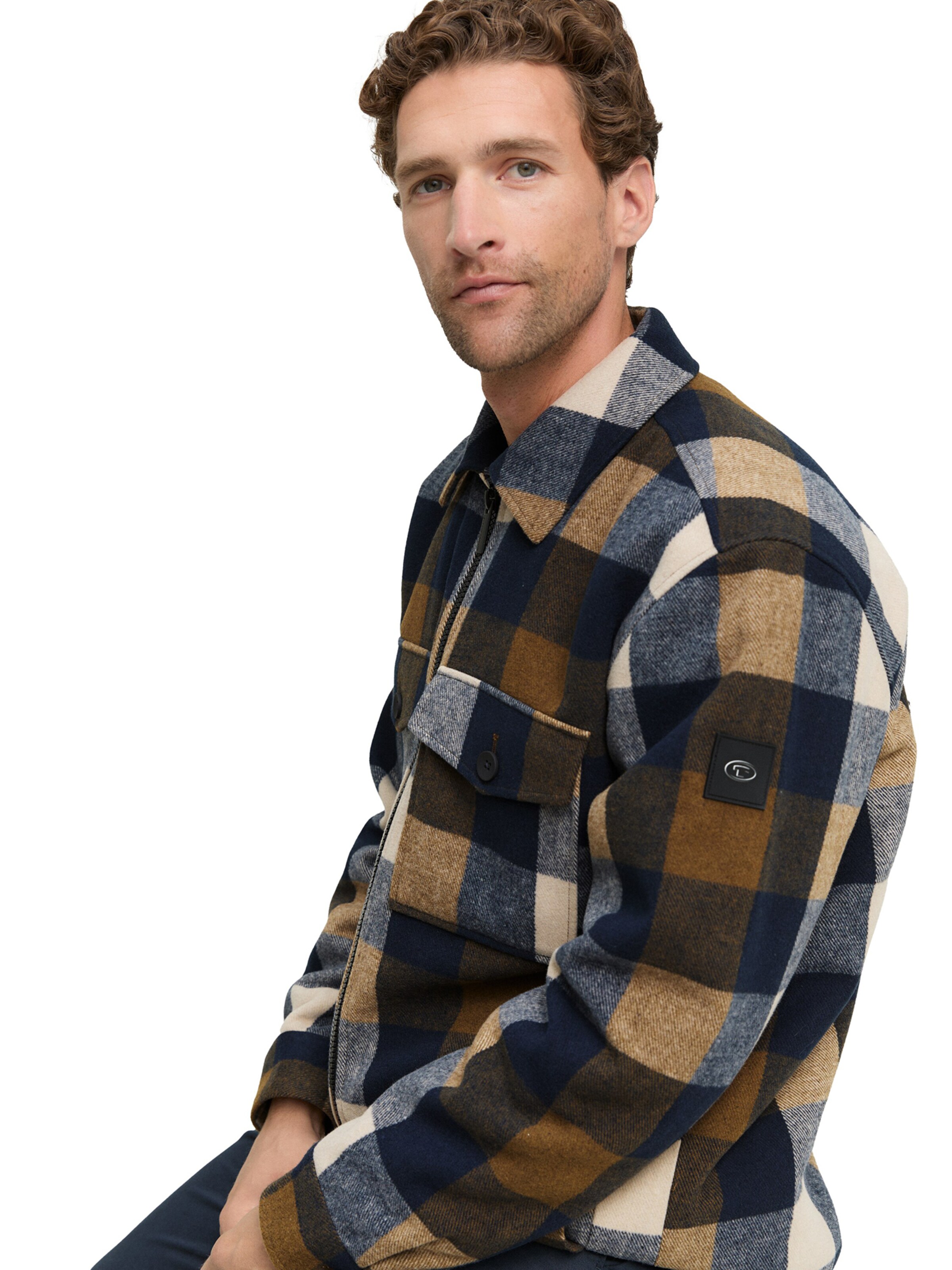 TOM TAILOR Prechodná bunda - Modrá