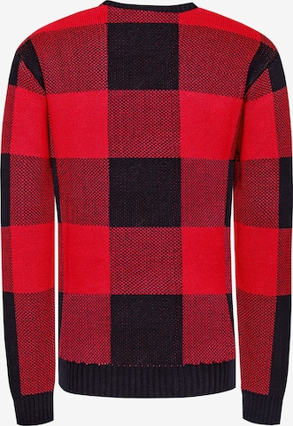 Rusty Neal Sweater in Red