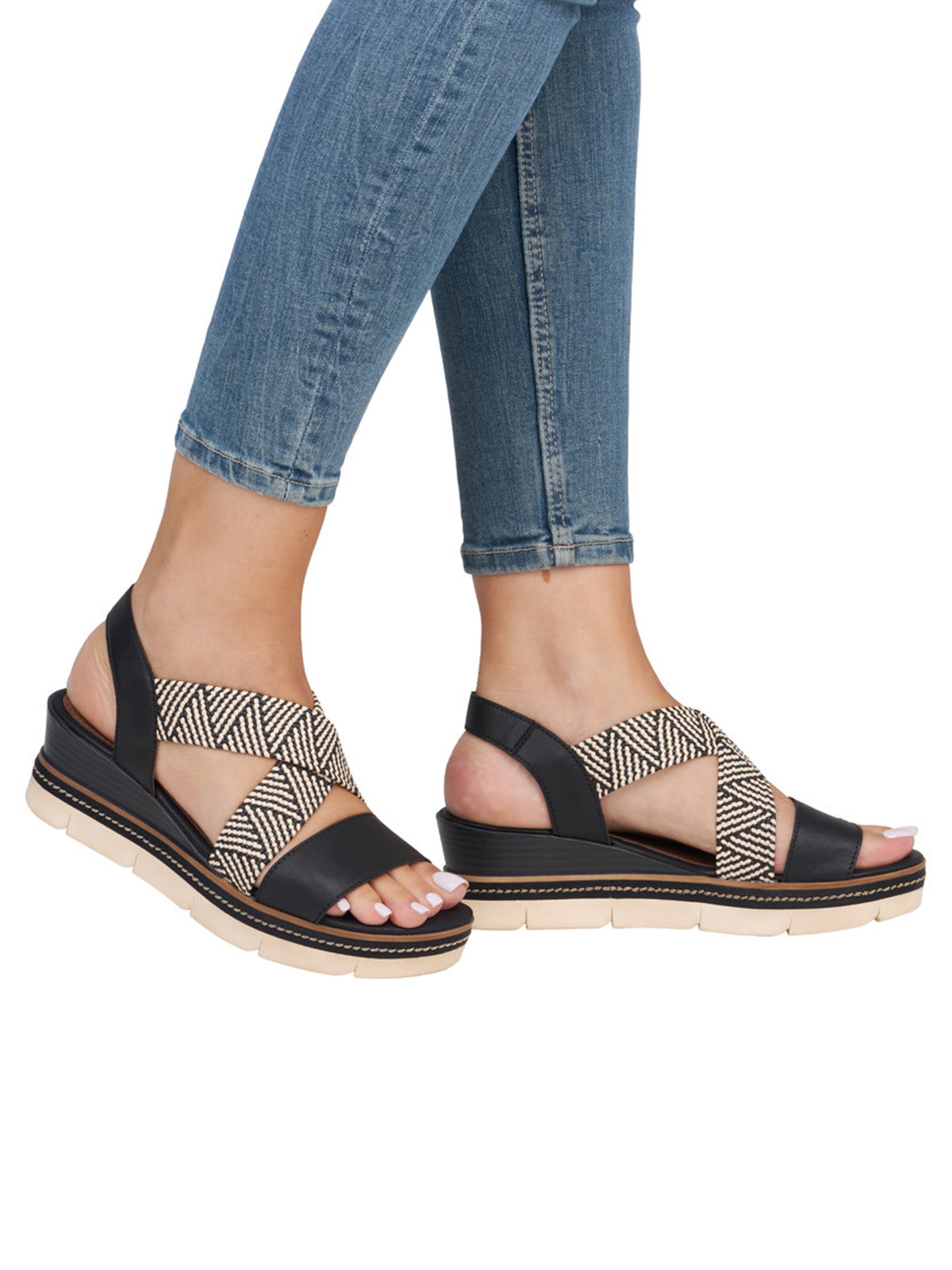 Sandalo di REMONTE in nero