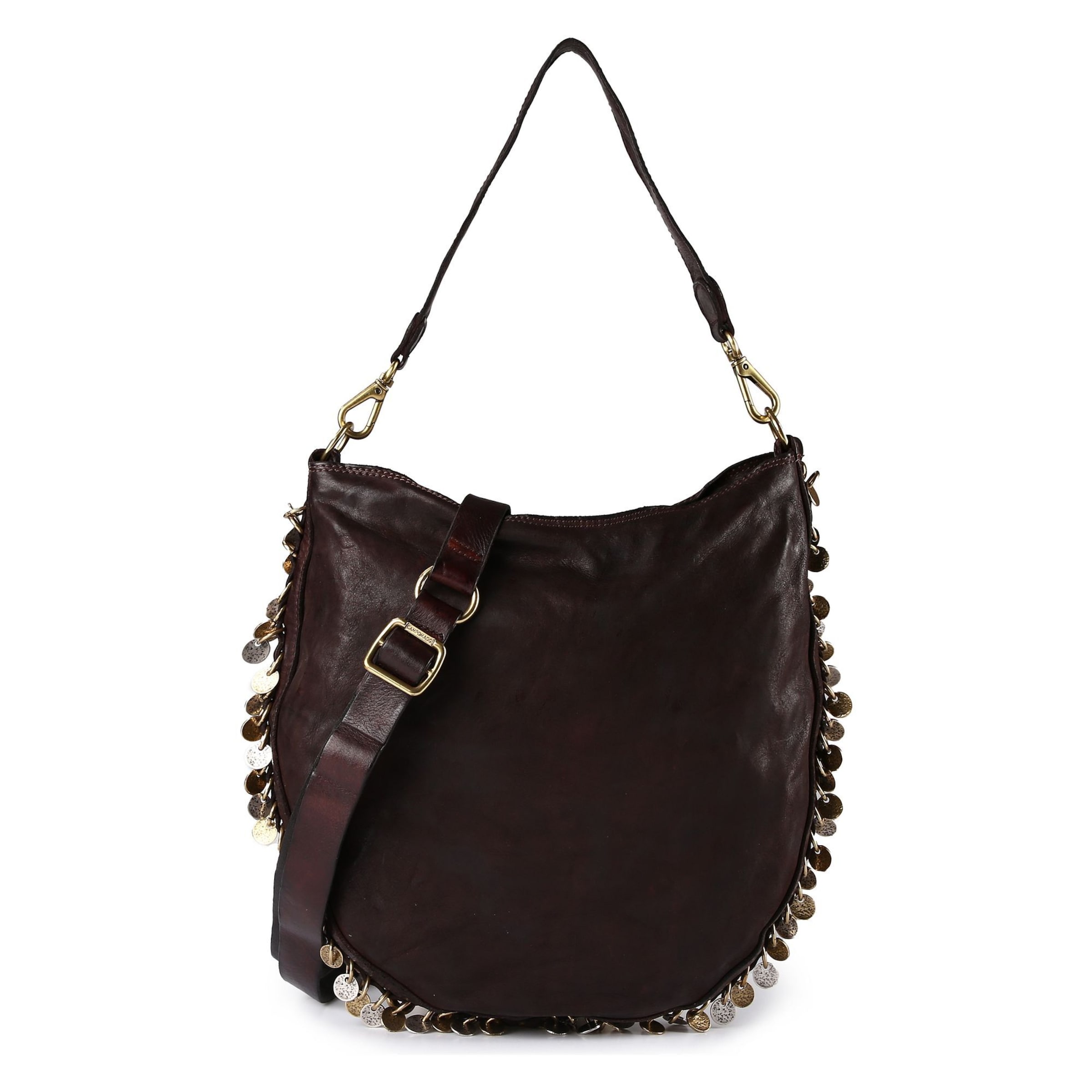 Sac bandoulière 'Gianna' Campomaggi en marron