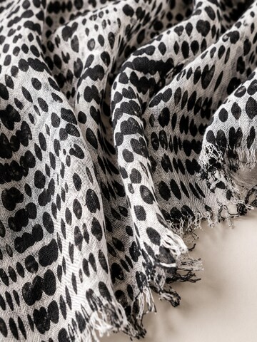 COLLEZIONE ALESSANDRO Scarf 'Vasca' in Black