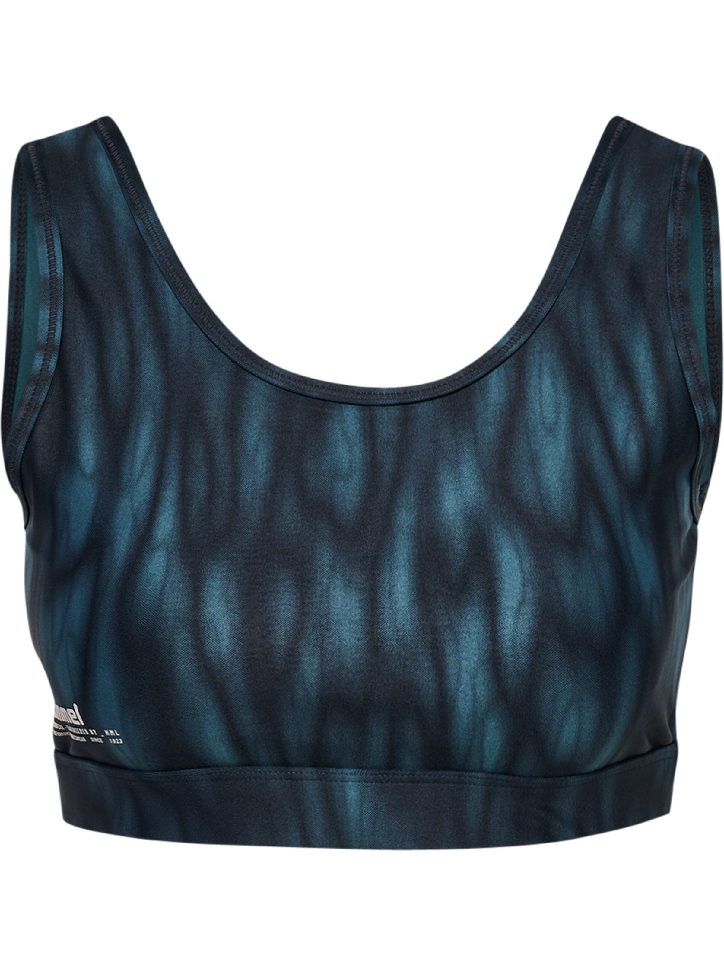 Hummel Bustier Sport-BH 'Hiit' in Blau: Vorderseite
