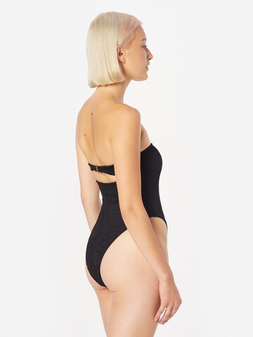 Misspap Bandeau Swimsuit in Black