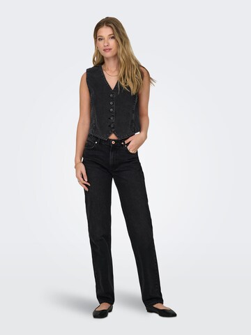 ONLY Regular Jeans 'JACI' in Schwarz