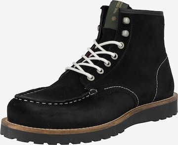 The Original 1936 Copenhagen Lace-Up Boots 'The Adly' in Black: front