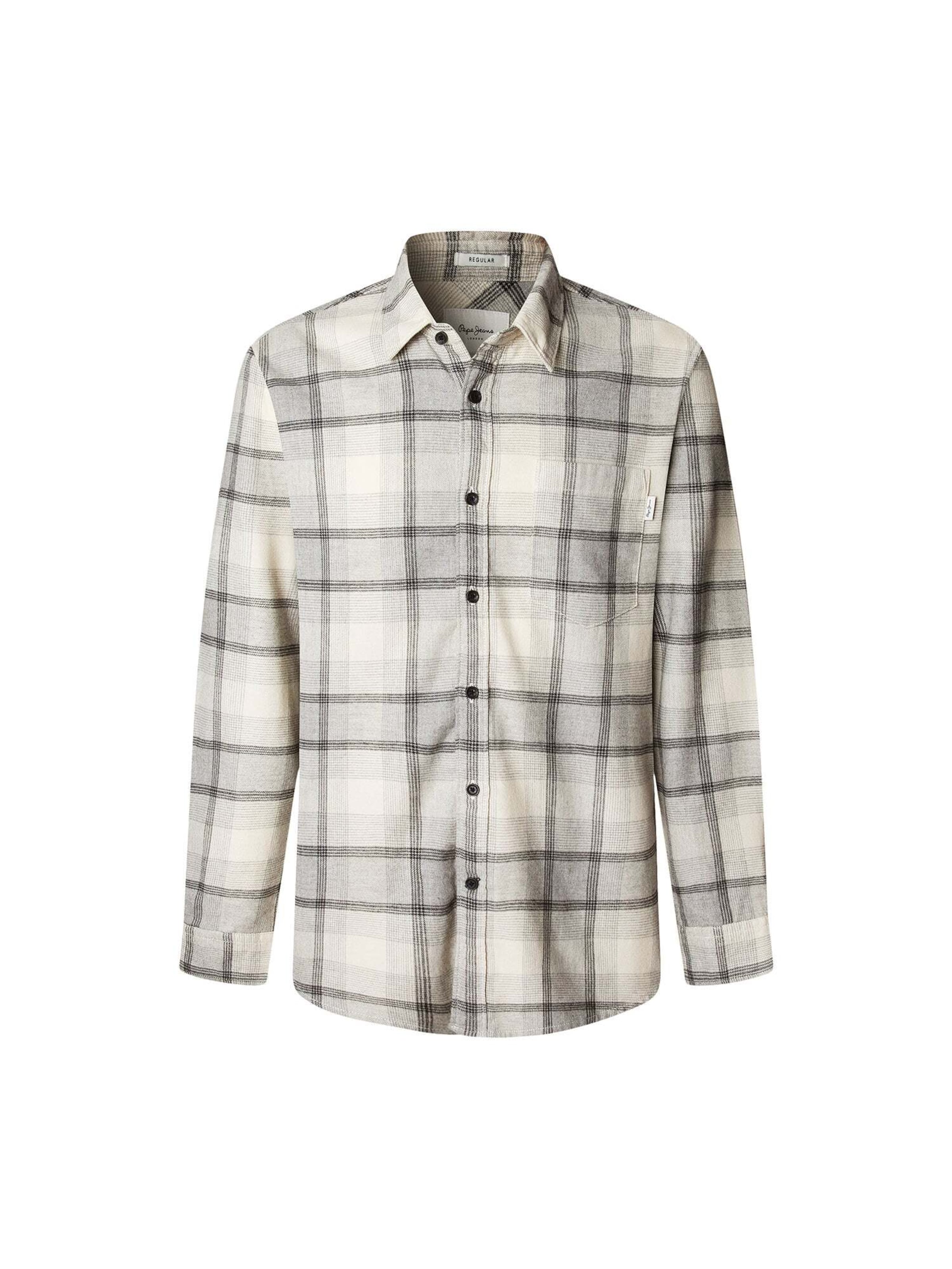 Pepe Jeans Regular fit Skjorta 'Clue' i grå: framsida