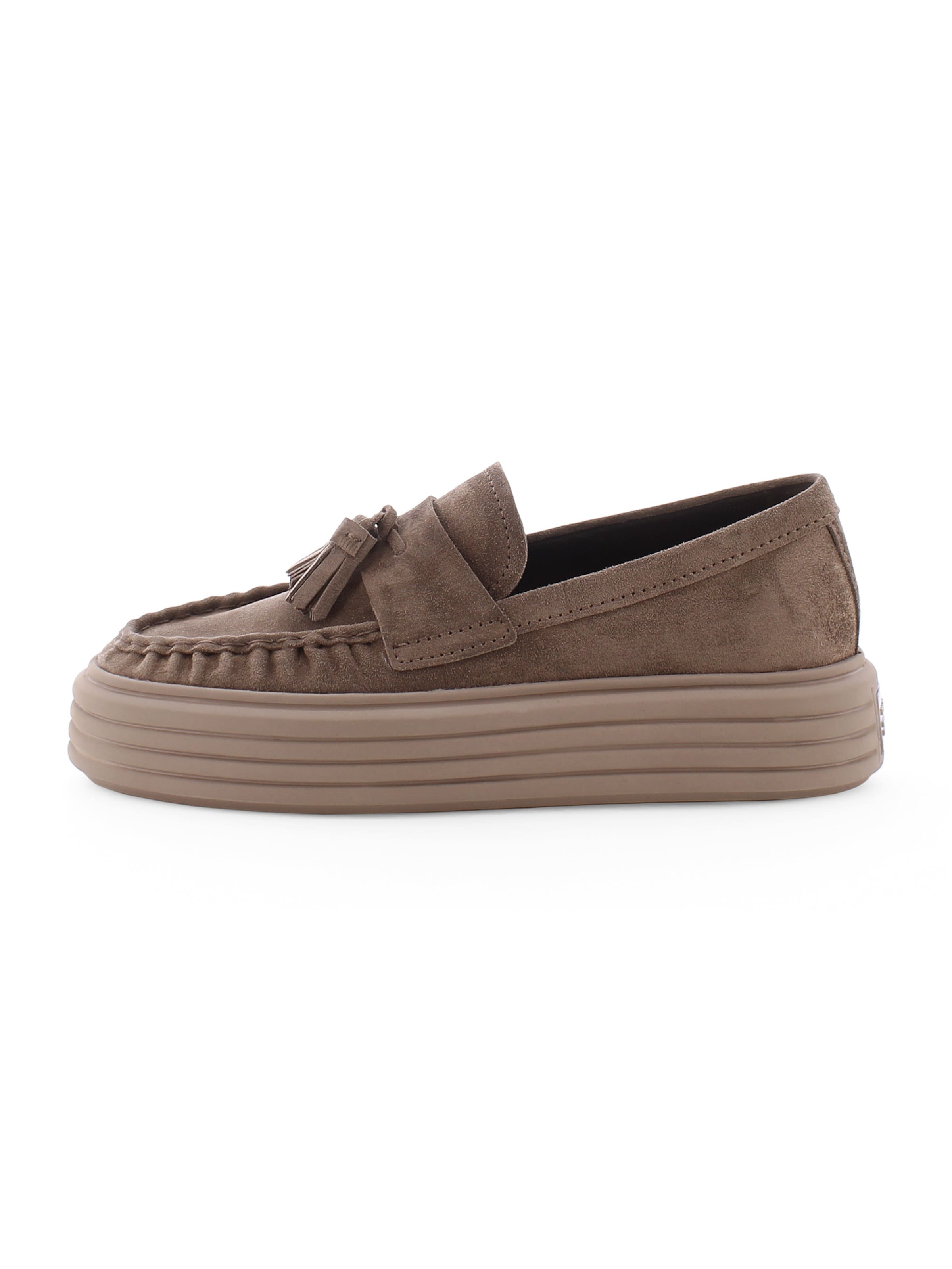 Kennel & Schmenger Mocassins ' LILO ' in Bruin: voorkant