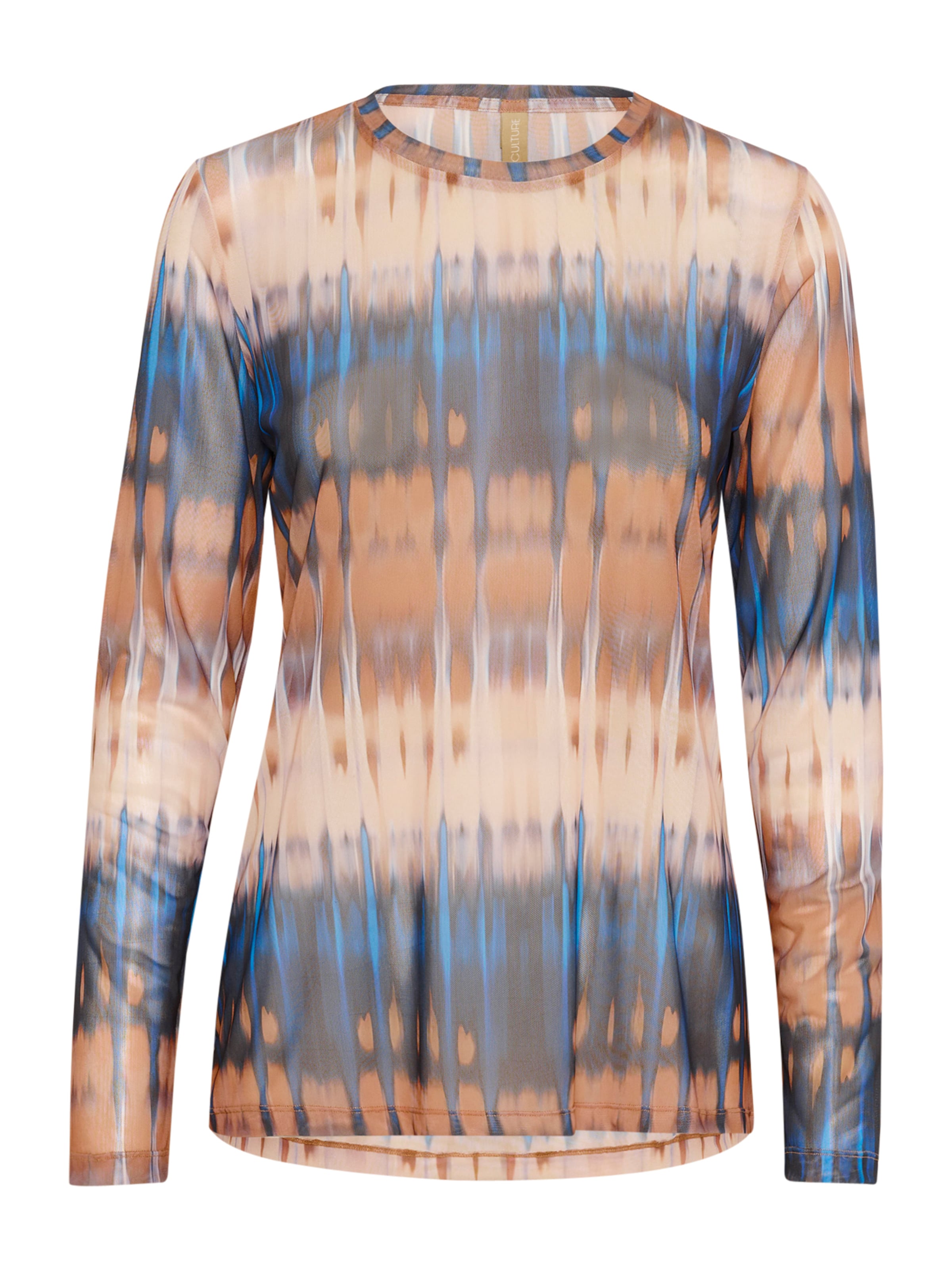 Tricou 'Melida' de la CULTURE pe albastru: față