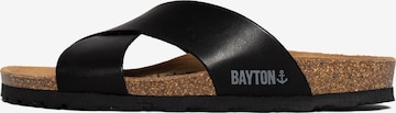 Bayton Pantoletter 'Gomera' i sort: forside