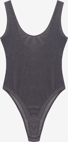 No Matter What Shirt body in Grijs: voorkant