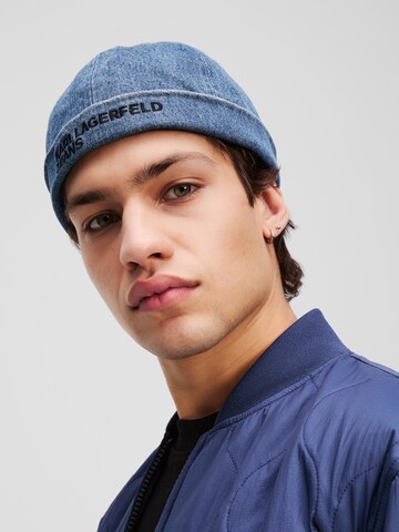 KARL LAGERFELD JEANS Beanie in Blue