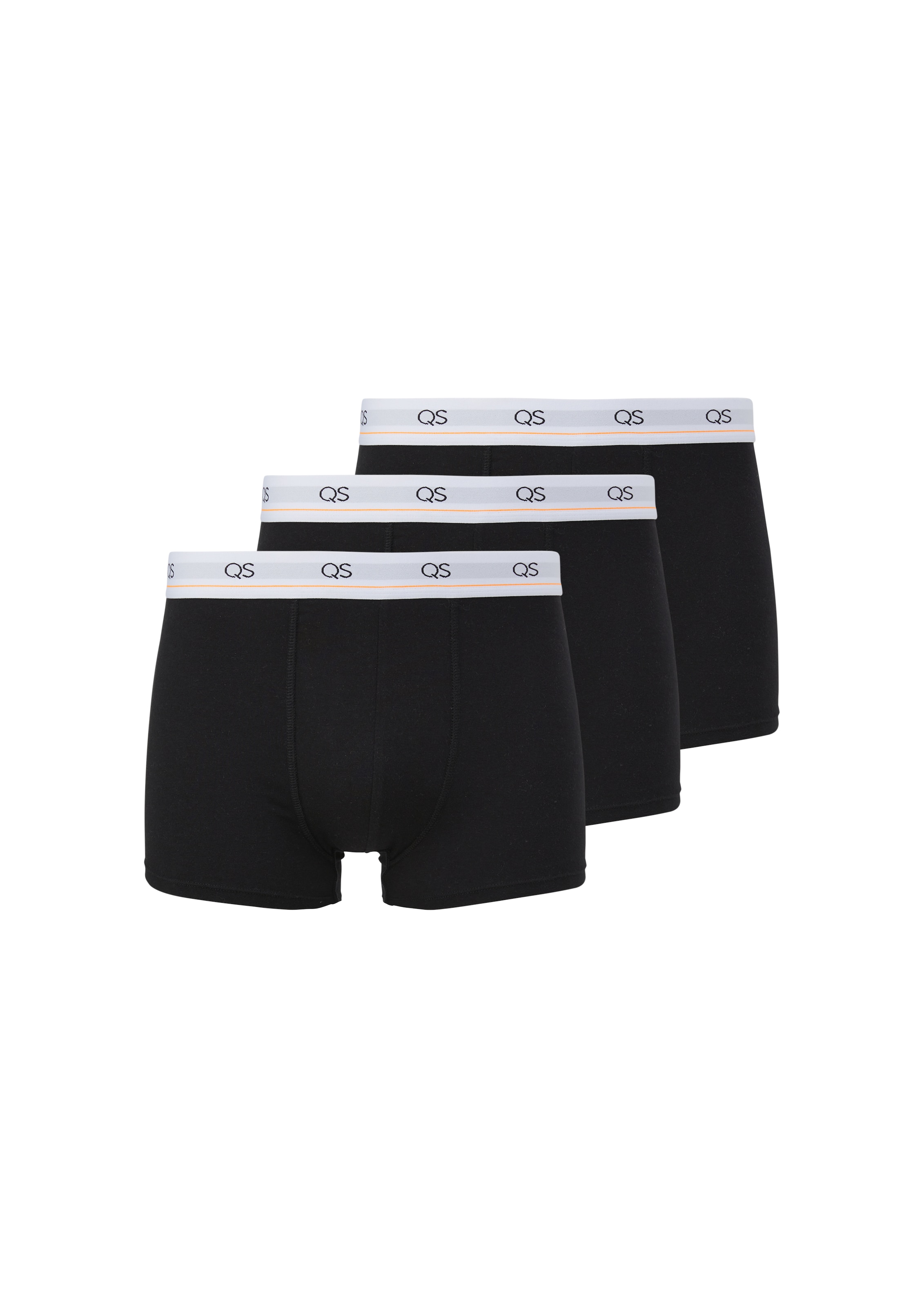 QS Boxers en noir / blanc, Vue avec produit