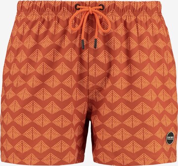 Shiwi Badshorts 'Pyramid' i orange: framsida