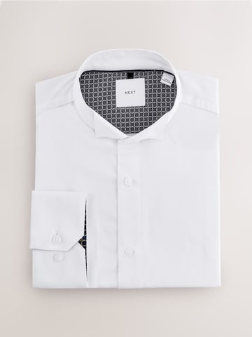 Next Slim fit Button Up Shirt in White