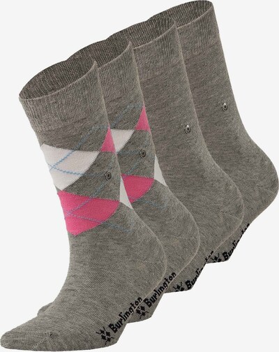 BURLINGTON Socken in blau / grau / greige / rosa / schwarz, Produktansicht