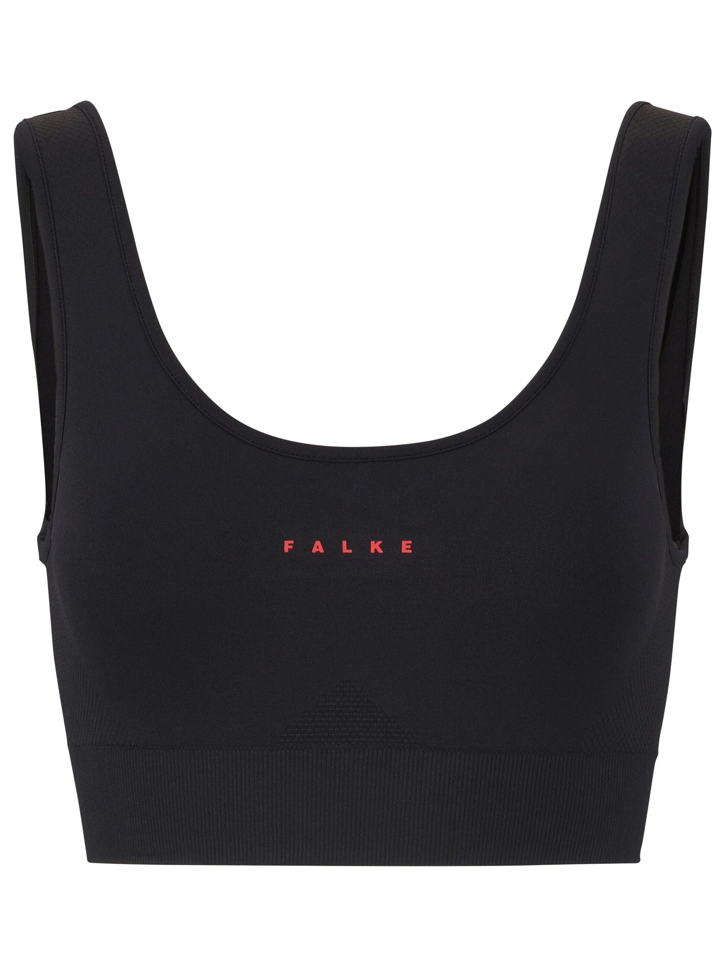 FALKE Bustier Sport-BH in Schwarz