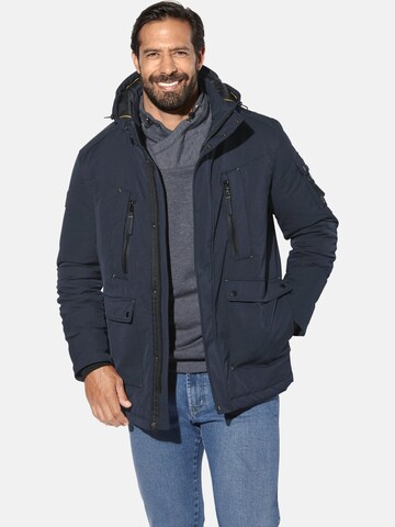 Jan Vanderstorm Functionele jas 'Finnlund' in Blauw: voorkant