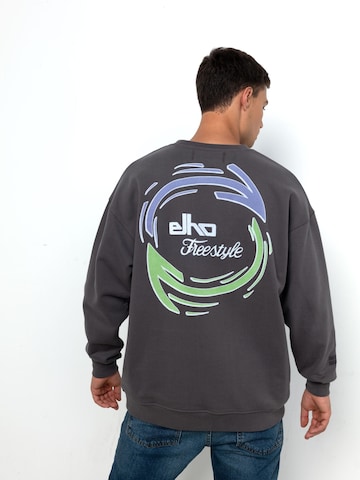 Sweat-shirt 'MAYRHOFEN 89' elho en noir