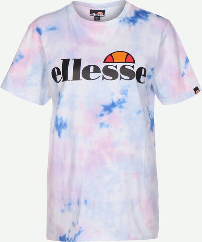 ELLESSE T-Shirt 'Albany' in blau / hellblau / dunkelorange / schwarz / weiß, Produktansicht
