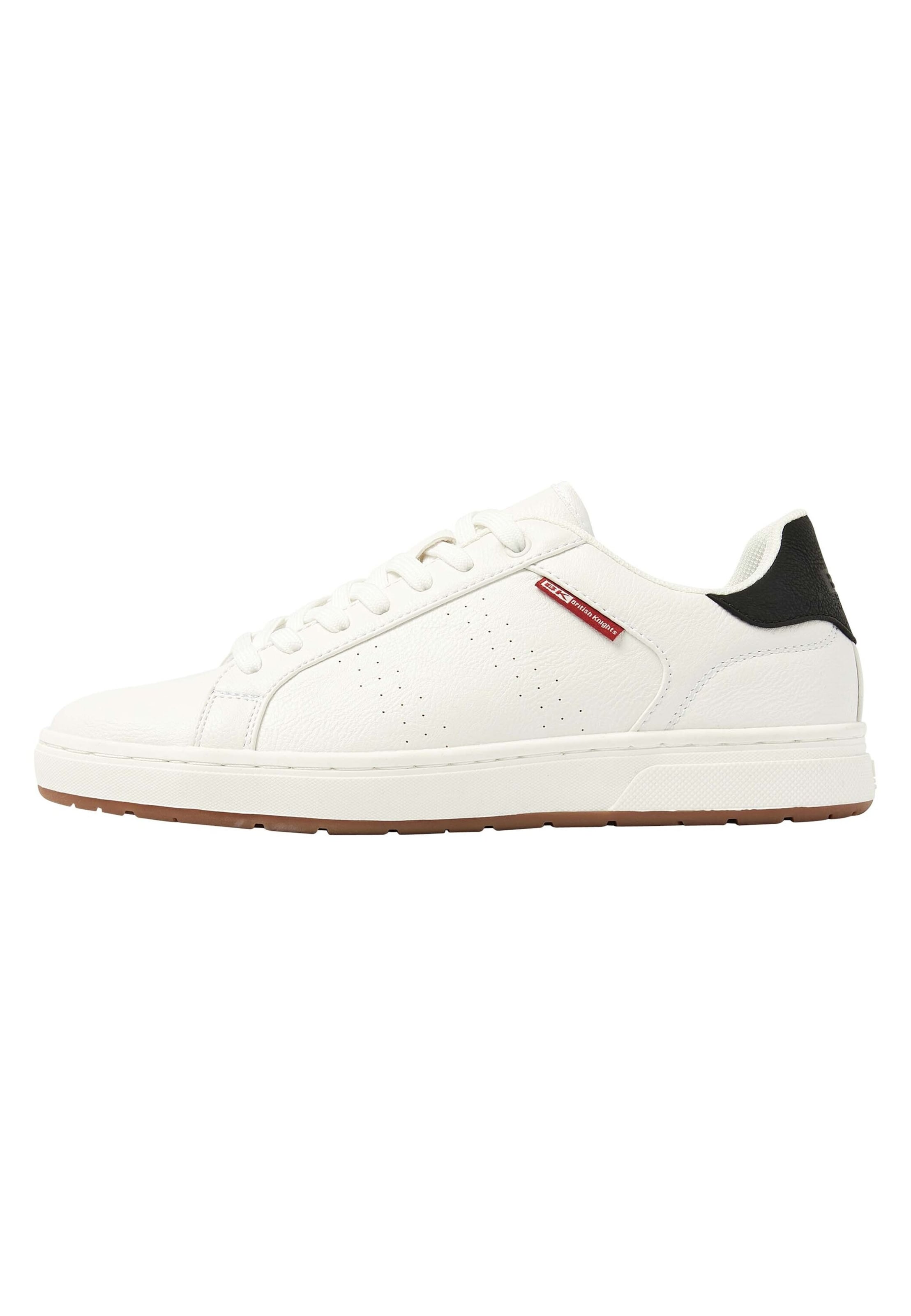 BRITISH KNIGHTS Platform trainers 'AXTON' in White: front