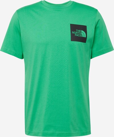 THE NORTH FACE T-Shirt in limette / schwarz, Produktansicht