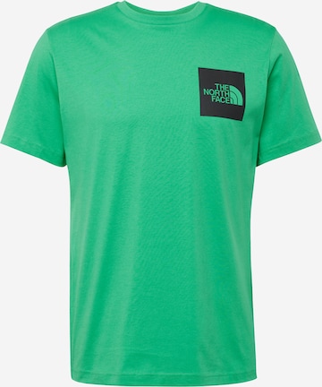 T-Shirt THE NORTH FACE en vert : devant