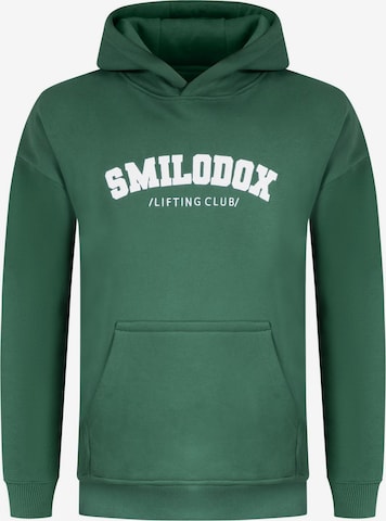 Smilodox Sweatshirt 'Harden' in Green: front