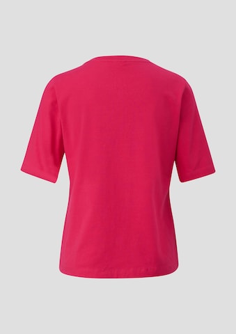 T-shirt s.Oliver BLACK LABEL en rose