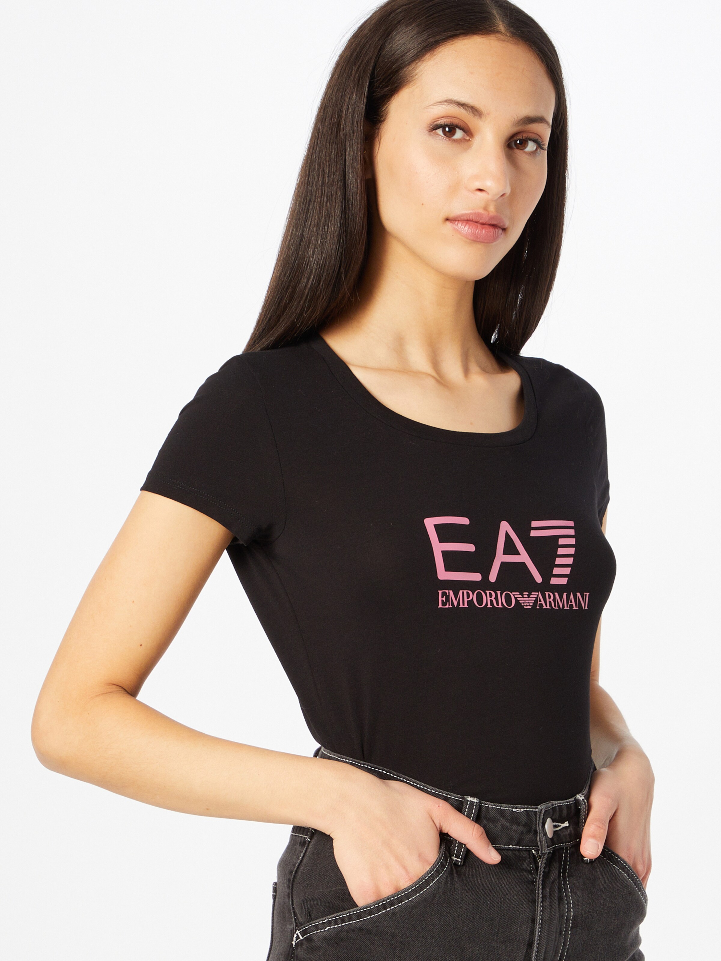 Emporio Armani EA7 ETHANE Black - Fast delivery | Spartoo Europe ! -  material sweaters Child 52,00 €