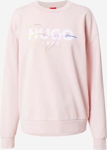 HUGO Sweatshirt 'Dakimara' in Pink: front
