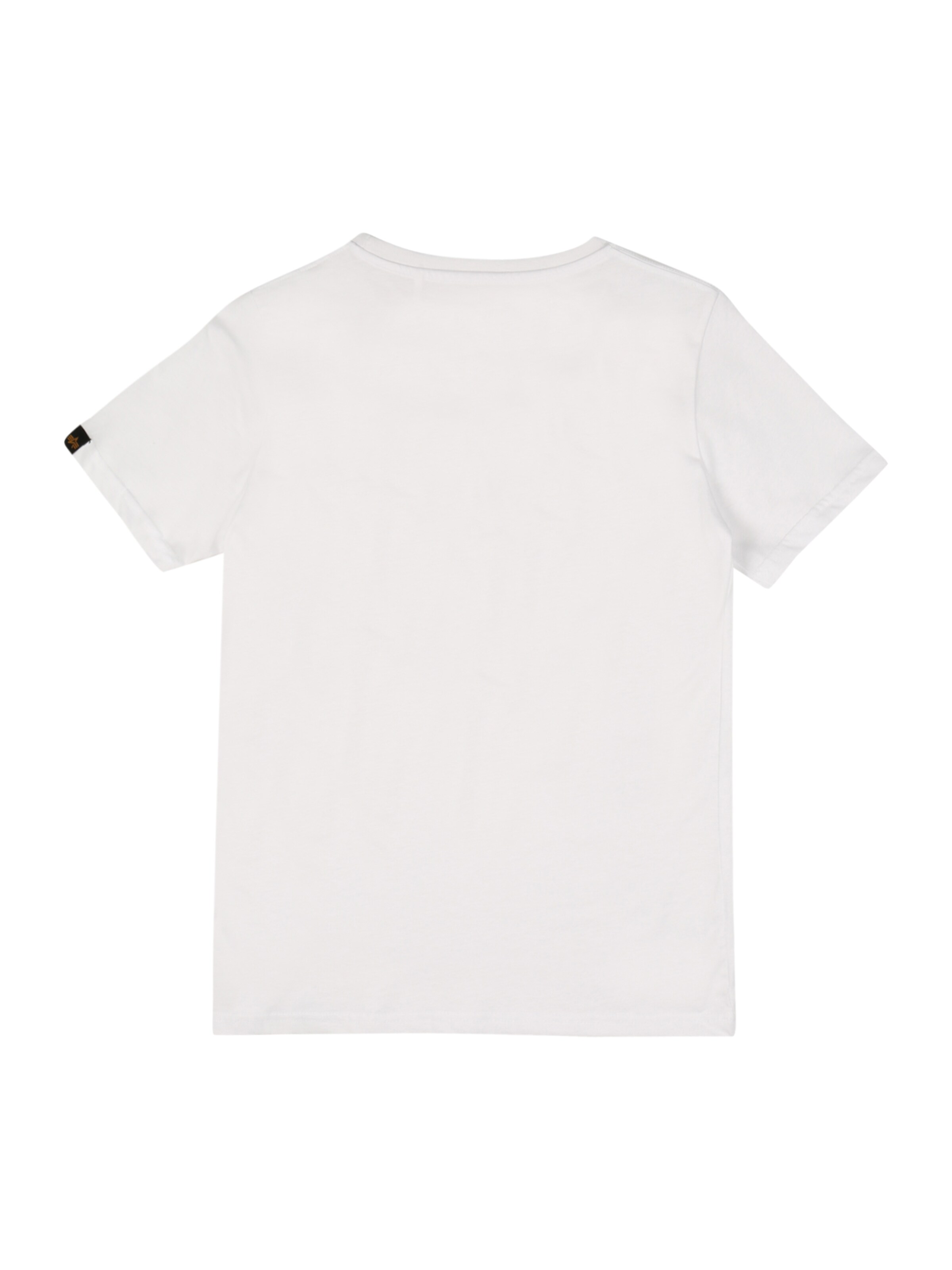 ALPHA INDUSTRIES Koszulka w kolorze biały