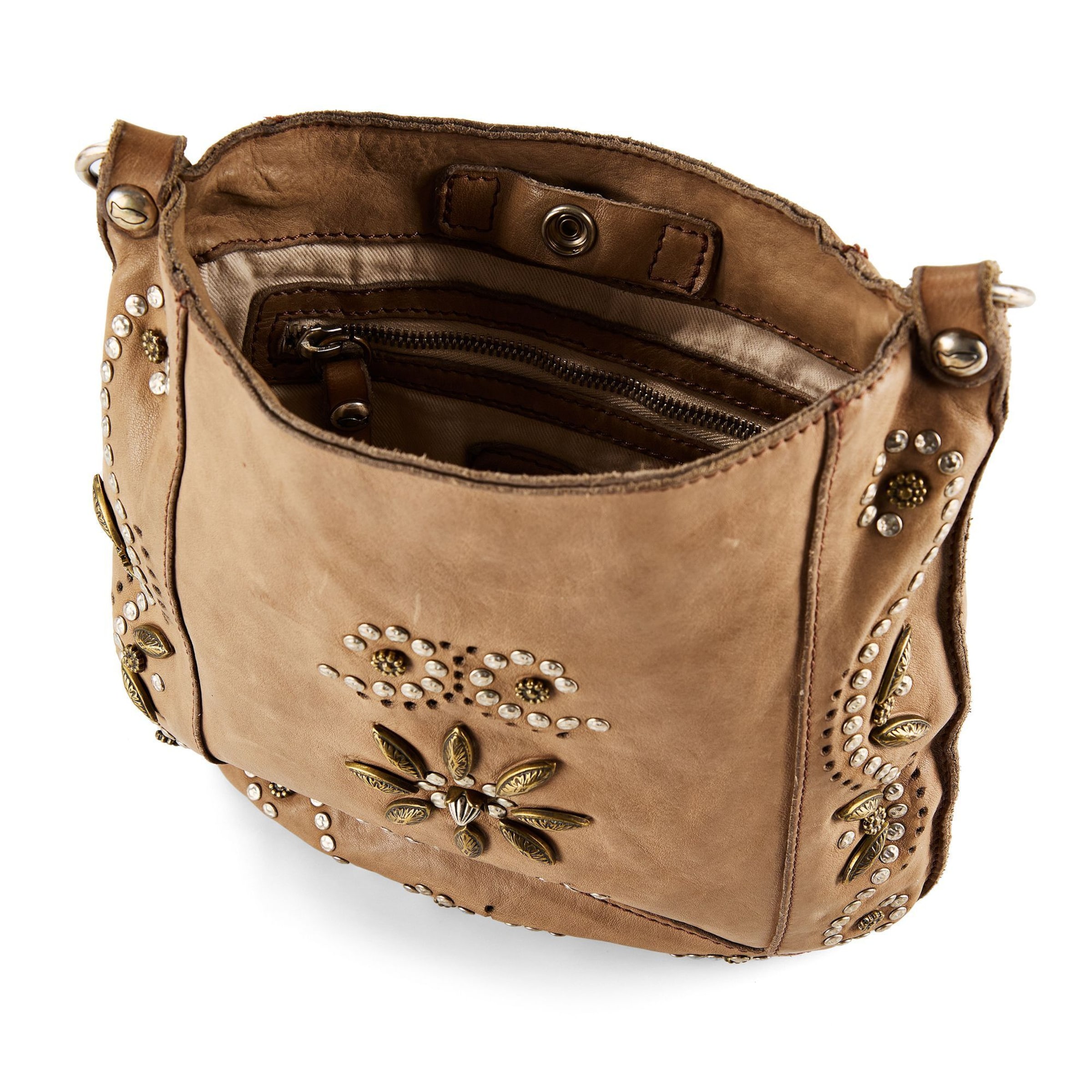 Sac à bandoulière 'Nora' Campomaggi en marron