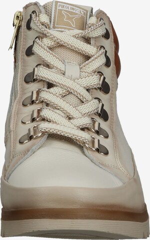 PIKOLINOS Lace-Up Ankle Boots in Beige