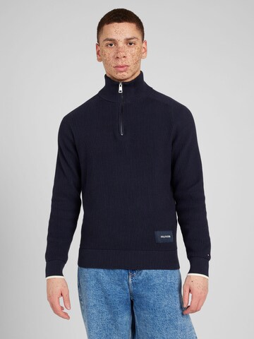 TOMMY HILFIGER Trui in Blauw: voorkant